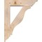 Ekena Millwork Funston Traditional Smooth Bracket w/ Offset Brace, Douglas Fir, 7 1/2"W x 32"D x 40"H BKT0806X32X40FST01SDF - alternate 2